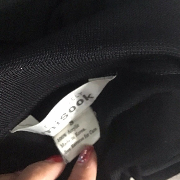 Misook Exclusively Small Button Front Cardigan Blue Black Colorblock Collared - Picture 10 of 12